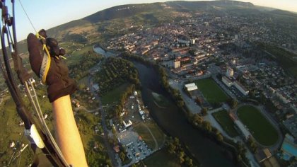 Run des démo d’acro des Natural Games vendredi soir