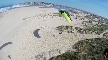 Erica's Sandy Spin Landing