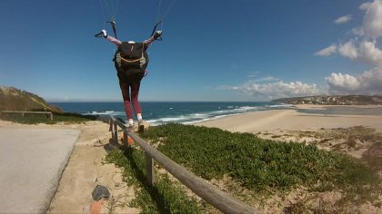 Paragliding Wagas Portugal, Fly Nazare