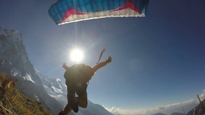 The sun, the sky and the alps #speedflying #DobDurden #JosephInnes