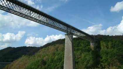 Saut pendulaire au viaduc des Fades (not paragliding but fun !)