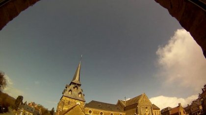 Evening flight in Normandy