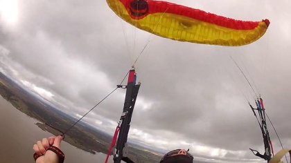 Paragliding lake Barambah