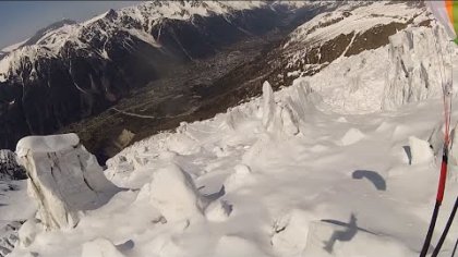 Speed Riding Martin Schricke "Face Nord Aguille du midi" Edit