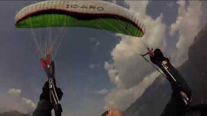 Début Acro parapente lac de garde