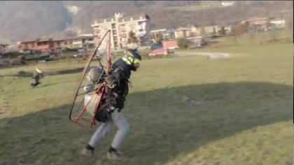 Paramotor At Cornizzolo Italy